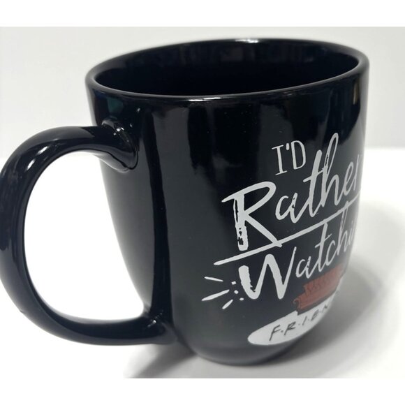 Friends TV Coffee Mug ZAK Cup Black Gift "I'd Rather Be Watching Friends" NEW ! - Picture 16 of 16